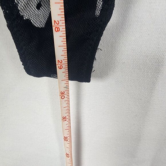 Free‎ People Ladylike Lady Printed Bodysuit Carbon Combo Medium NWT Cottagecore - Picture 8 of 8